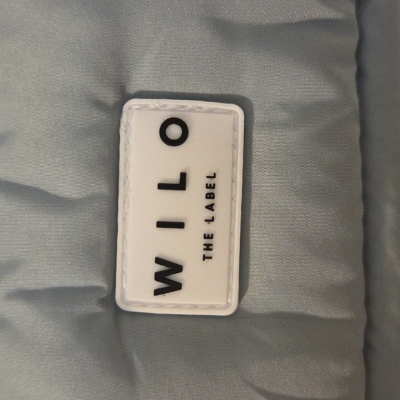 NWT Wilo The Label Mini Two Strap Light Sage Puffer Tote Bag - Picture 5 of 8